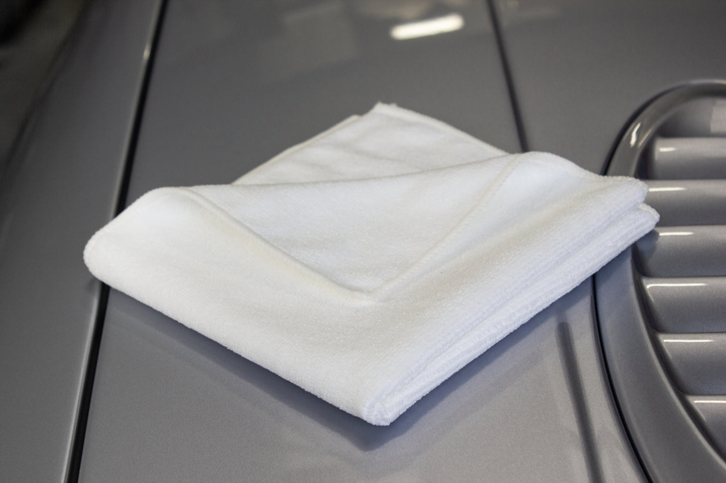 All Rounder White (x10) Microfibre Towel, 40cm x 40cm,