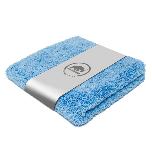 Blue Ewe Dual Pile 360 GSM Microfibre Towel, 40cm x 40cm