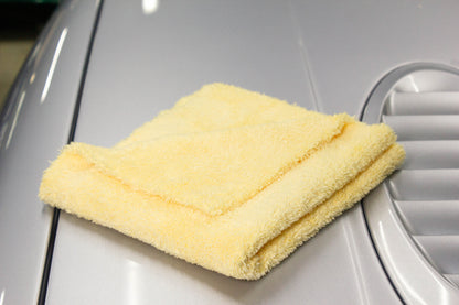 Furry Canary 360 GSM Plush Microfibre Towel, 40cm x 40cm