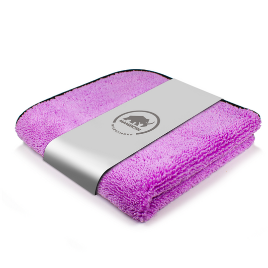 WellBuff Lilac 680 GSM Microfibre Buffing Towel, 40cm x 40cm